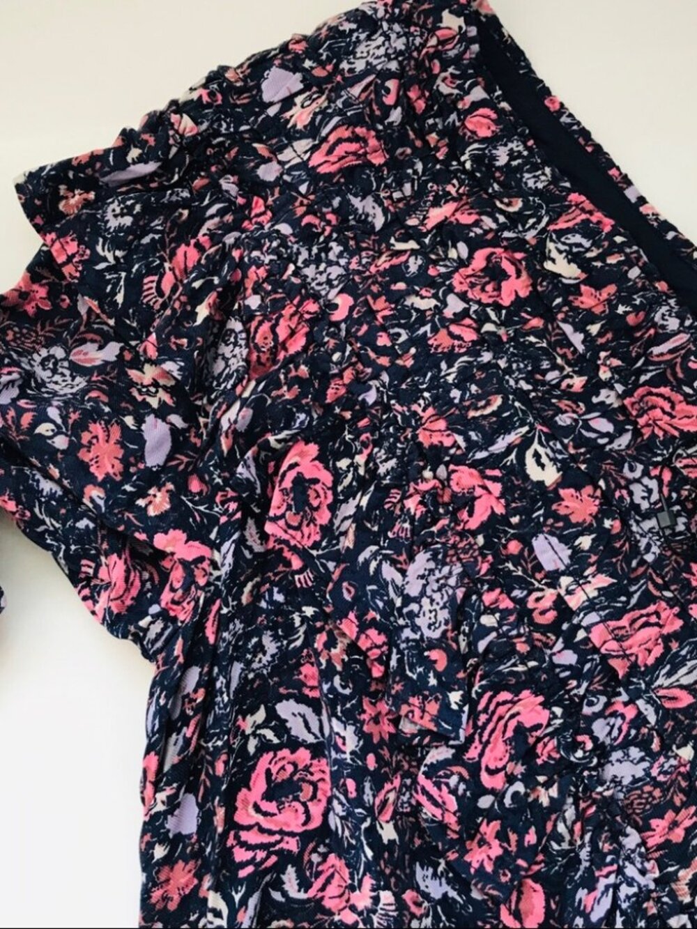 La Vie Rebecca Taylor Floral Ruffle Toile Dress 0156 - Picture 5 of 5